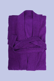 AXTZH Effortless and Sexy Towel Nightwear for Women with Adjustable Tie and Relaxed Fit XBROBEPRCOT-DPURPLE
