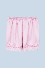 AXTZH Chic 2-Piece Nightwear Set with Strappy Top and Sheer Shorts for Effortless Elegance X2377-ROSE-A4S