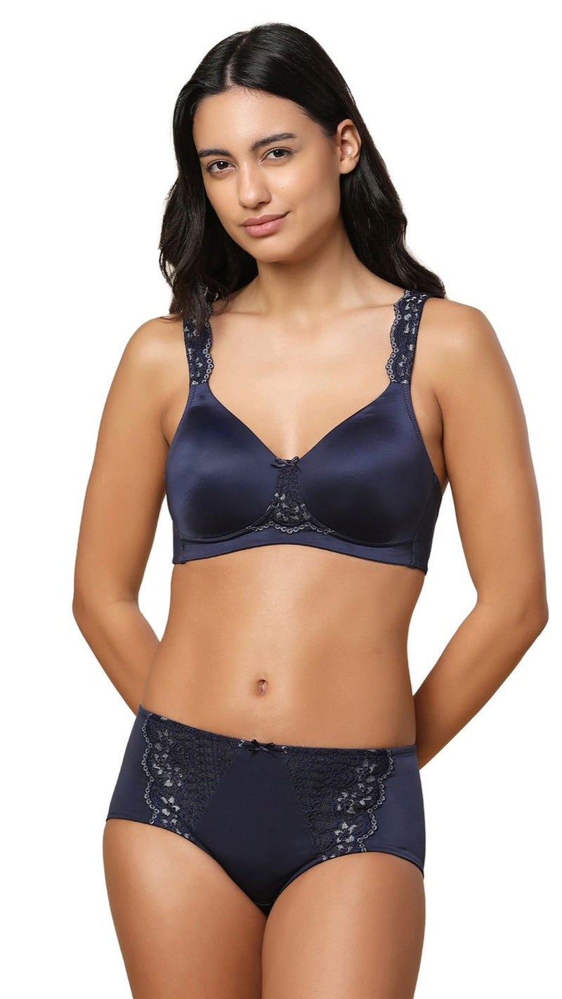 Triumph Blue Gorgeous Silhouette Lightly Padded Full Coverage T-Shirt Bra