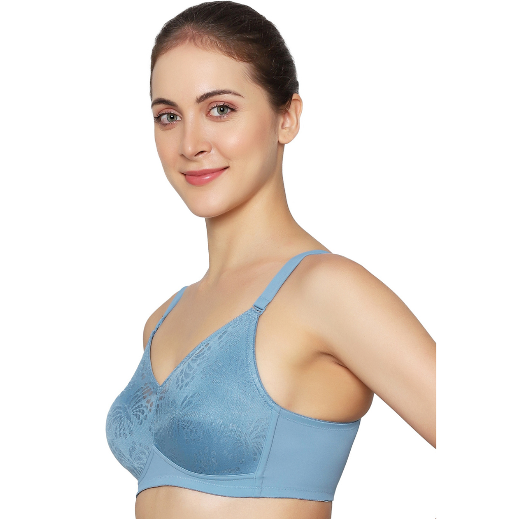 Buy Triumph Minimizer 112 Support Wired Non Padded Comfortable Big-Cup Bra  - Black online
