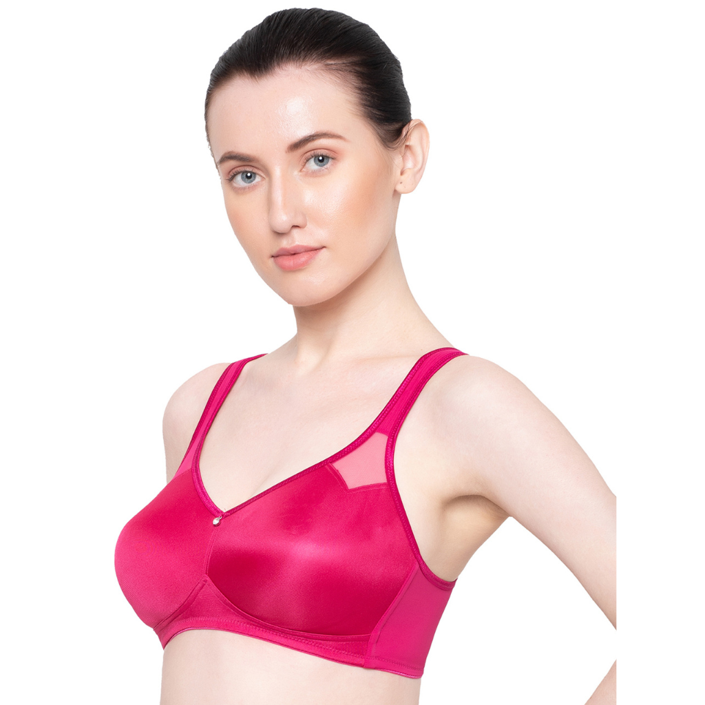 TRIUMPH-100I527 Minimizer 121 Wireless Non Padded Comfortable High Support Big Cup Bra