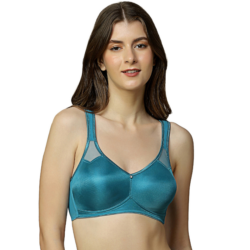 TRIUMPH-100I527 Minimizer 121 Wireless Non Padded Comfortable High Support Big Cup Bra
