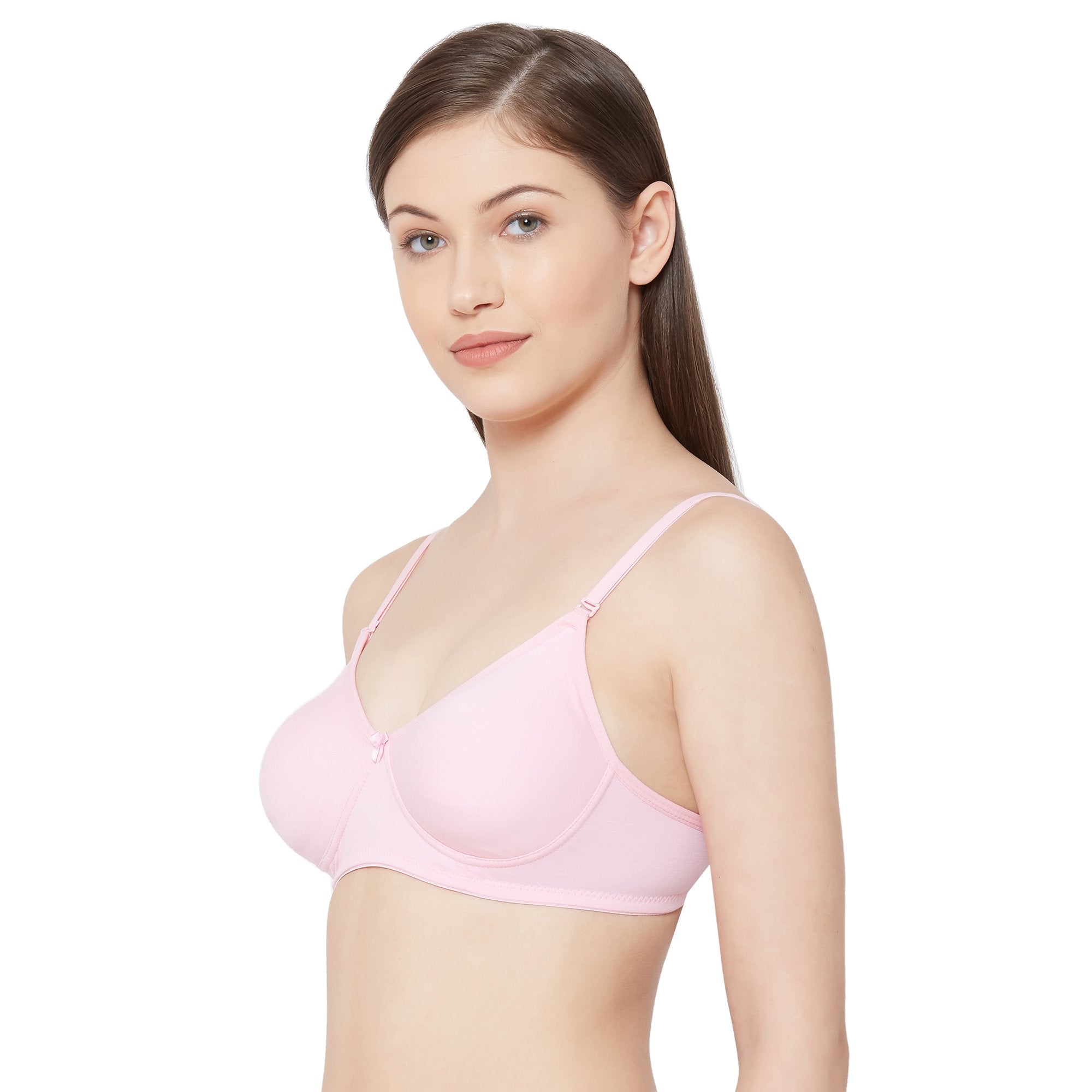 JULIET-1030 Women's Spandex & Poly Cotton Non Padded Non-Wired T-shirt Bra