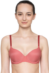 TRIUMPH-122I087 T-Shirt Bra 60 Invisible Wired Padded Body Make-Up Series Light Weight Seamless Support Everyday Bra