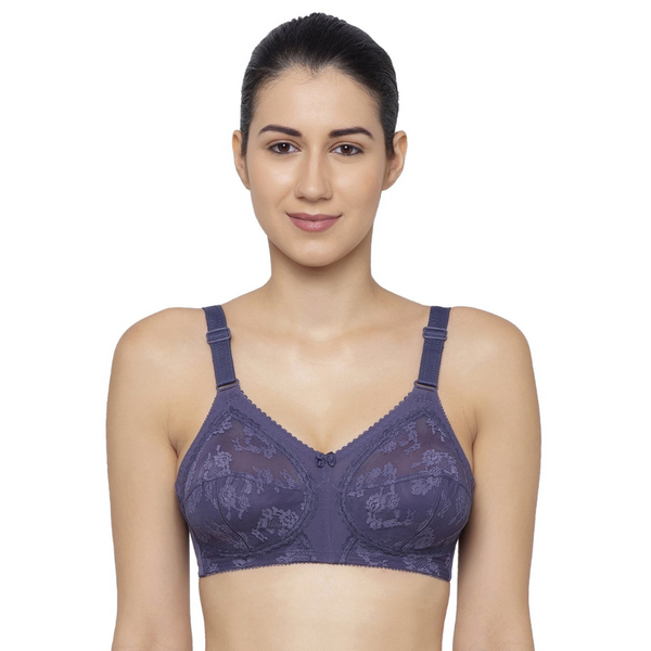 TRIUMPH Bra-20I319 JA Doreen Wireless Non Padded Full Coverage Support Big-Cup Classics Bra