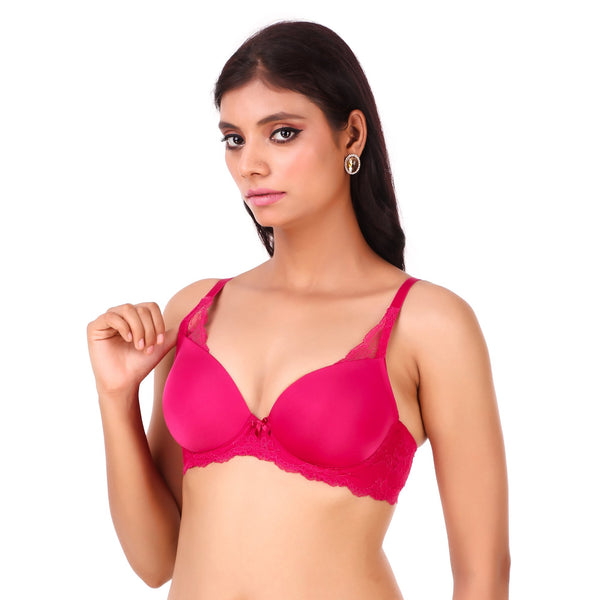 TRIUMPH-123I048 Padded Wired Lace Fashion Bra