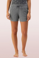 ENAMOR-E078 COMFY SHORTS | TERRY SHORTS WITH ADJUSTABLE WAISTBAND & POCKETS