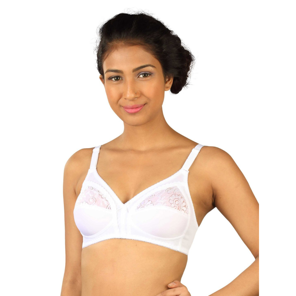Buy Enamor A014 Super M-Frame Contouring Full Support Bra - Supima Cotton  Non-Padded Wirefree Full Coverage - Skin Online at Low Prices in India 