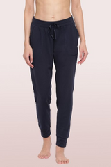 ENAMOR-E066 Navy ESSENTIALS COTTON LOUNGE JOGGER