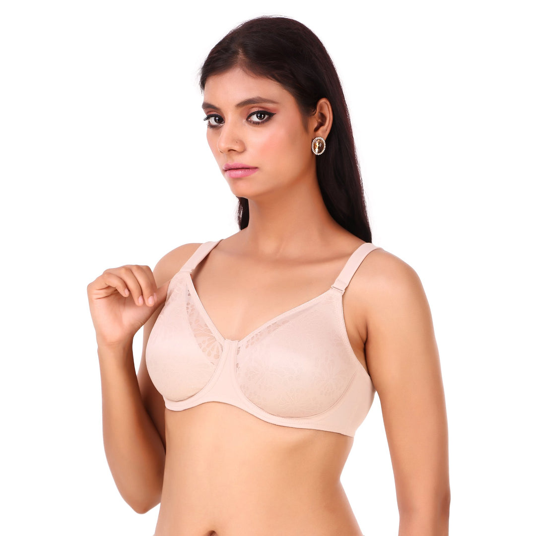 TRIUMPH-151I263 Non Padded Wired Seamless Minimizer Bra