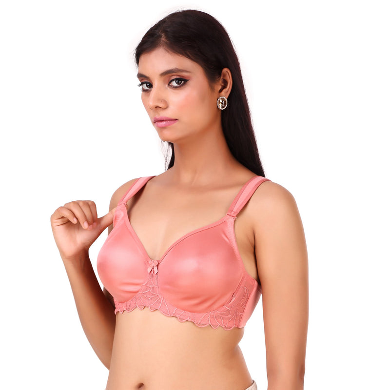 TRIUMPH-151I380 Wired Non Padded Comfortable Support Big Cup Bra