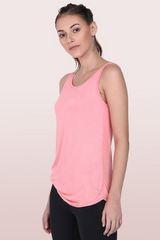 ENAMOR-E041 Rose Quartz ATHLEISURE SWING TANK TOP