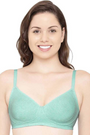 Enamor-A042 Capri Melange Side Support Shaper Classic Bra - Supima Cotton Non-Padded Minimizer Wirefree