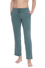 ENAMOR-E014 Ocean Green ESSENTIALS COTTON LOUNGE PANTS