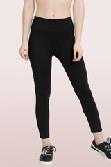 ENAMOR-E040 Crackle Aop HUGGED LEGGING | DRY FIT PRINTED LEGGINGS