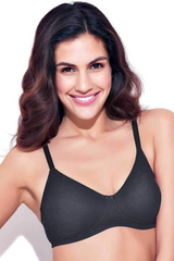 Enamor-A042 Side Support Shaper Classic Bra - Supima Cotton Non-Padded Minimizer Wirefree