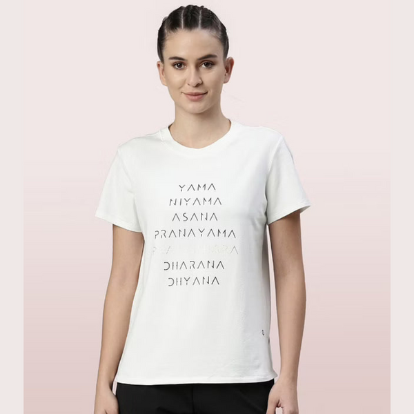 ENAMOR-A301 ACTIVE COTTON TEE | SHORT SLEEVE ANTI-ODOUR COTTON TEE WITH GRAPHIC