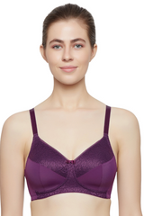 TRIUMPH-110I517 Women Full Coverage Lightly Padded Bra -PLUM PURPLE