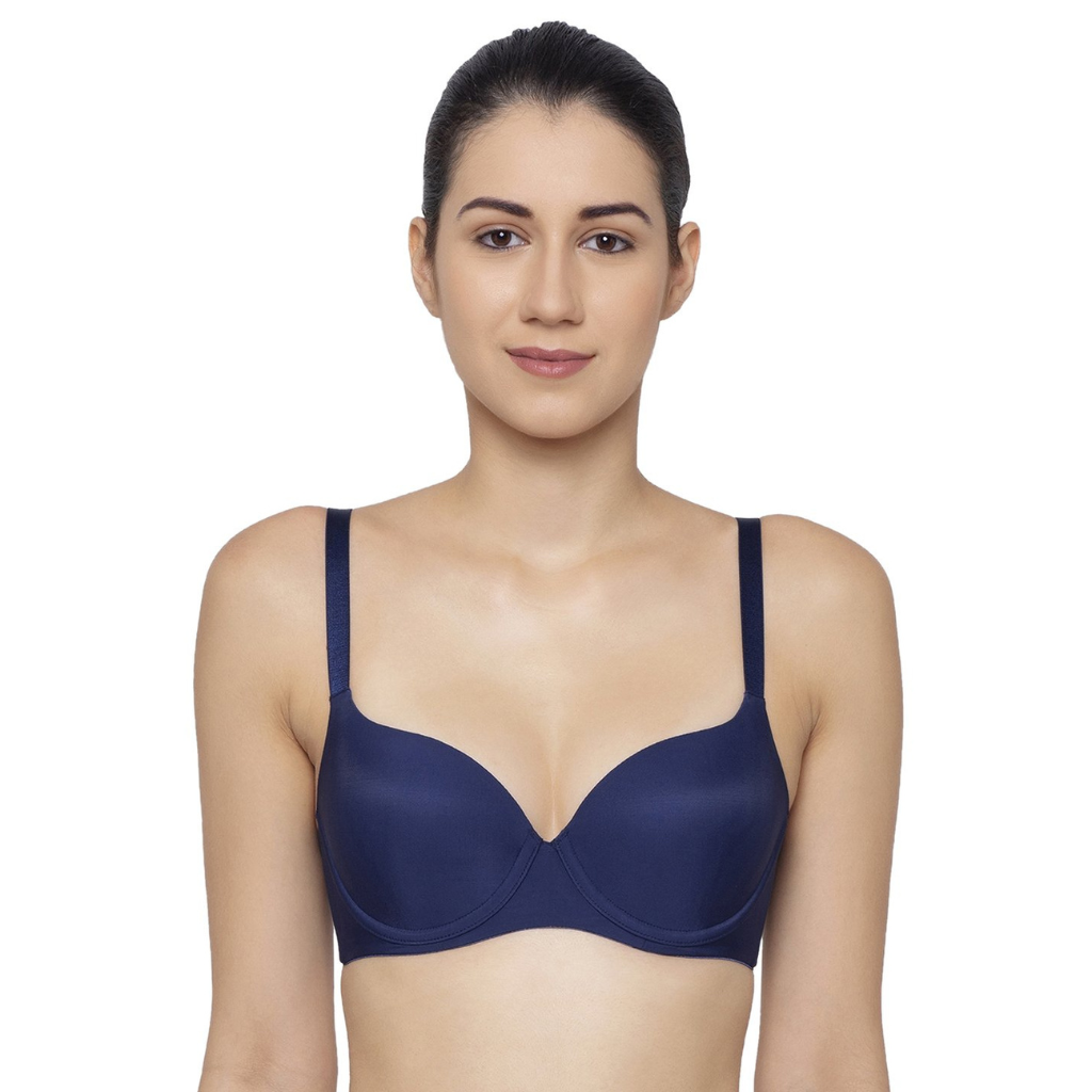 TRIUMPH-122I087 T-Shirt Bra 60 Invisible Wired Padded Body Make-Up Series Light Weight Seamless Support Everyday Bra