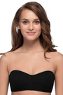 Enamor-A019 Perfect Shaping Wirefree Cotton Strapless Bra Non-Padded Full Coverage