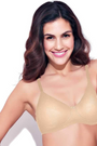 Enamor-A042 Pale Skin Side Support Shaper Classic Bra - Supima Cotton Non-Padded Minimizer Wirefree
