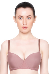 TRIUMPH-122I087 T-Shirt Bra 60 Invisible Wired Padded Body Make-Up Series Light Weight Seamless Support Everyday Bra