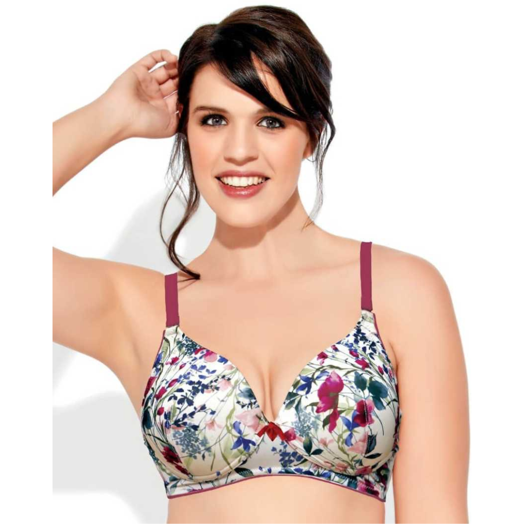 Enamor-F065 Invisible Neckline T-Shirt Bra - Padded & Wirefree