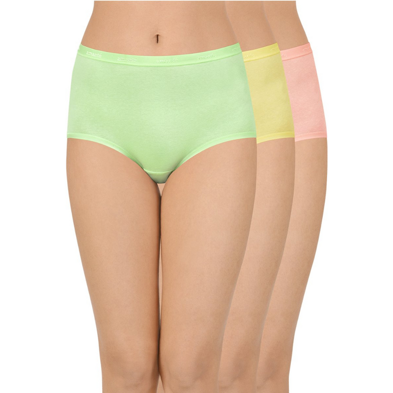 AMANTE-PPK53001 Solid Full Brief (Pack of 3)