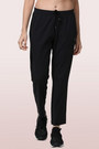 ENAMOR-E068 Black TRAVEL PANT | DRY FIT SMART ACTIVE PANTS