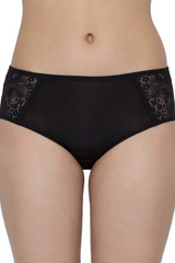 TRIUMPH-756I357 Comfort Touch 01 Everyday Invisible Micro fiber Hipster -BLACK