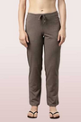ENAMOR-E014 Mocha Melange ESSENTIALS COTTON LOUNGE PANTS
