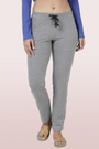 ENAMOR-E014 Medium Grey Melange ESSENTIALS COTTON LOUNGE PANTS