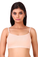 TRIUMPH-300I357 Beginner Bra Everyday Wireless Non Padded Full Coverage Support Cotton Bra