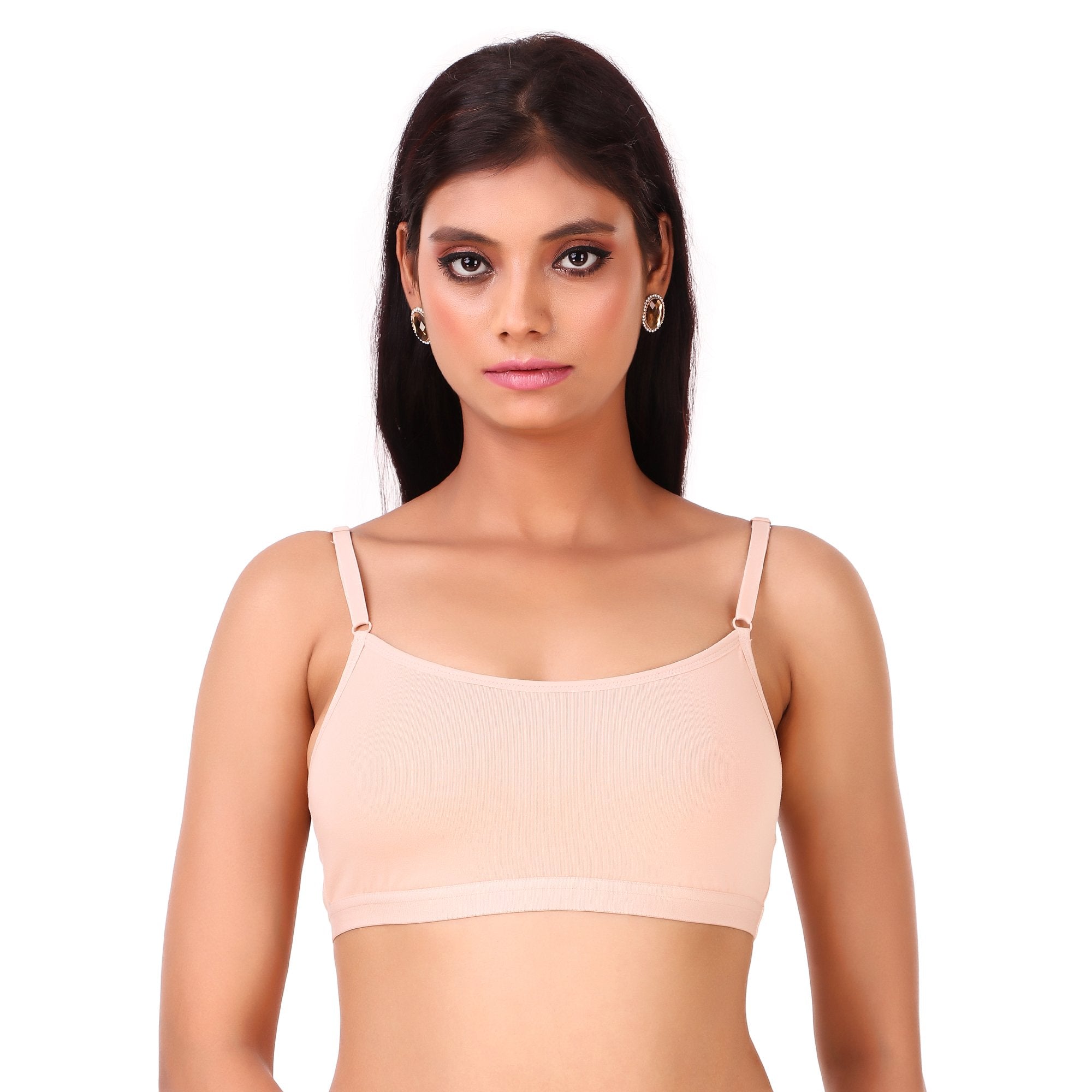 Enamor SB06 Cotton Low Impact Slip on Everyday Sports Bra for Women -  Non-Padded, Non-Wired