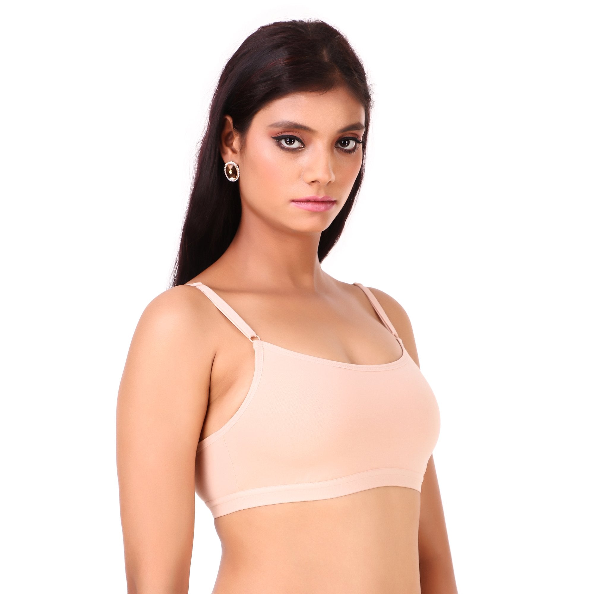 TRIUMPH-300I357 Beginner Bra Everyday Wireless Non Padded Full Coverage Support Cotton Bra