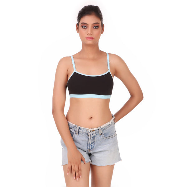 TRIUMPH-300I357 Beginner Bra Everyday Wireless Non Padded Full Coverage Support Cotton Bra