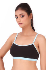 TRIUMPH-300I357 Beginner Bra Everyday Wireless Non Padded Full Coverage Support Cotton Bra