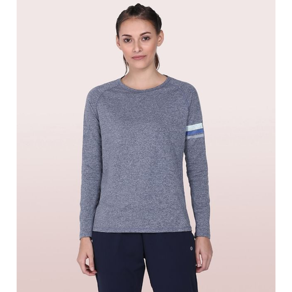 Enamor-E189 ATHLEISURE SLIM FIT DRY FIT ACTIVE TEE