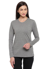 COTTON LONG SLEEVE CREW TEE