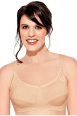 Enamor-MT02 Skin Sectioned Lift & Support Nursing Bra - Non-Padded Wirefree High Coverage