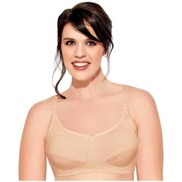 Enamor-MT02 Skin Sectioned Lift & Support Nursing Bra - Non-Padded Wirefree High Coverage