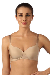TRIUMPH-110I401 T-Shirt Bra 60 Invisible Padded Wireless Body Make-Up Series Light Weight Seamless Everyday Bra