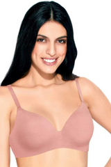 Enamor-F084 Strawberry Ice Seamless Ultra Smoothening With Invisible Edges T-Shirt Bra