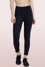 ENAMOR-E040 Navy HUGGED LEGGING | DRY FIT PRINTED LEGGINGS