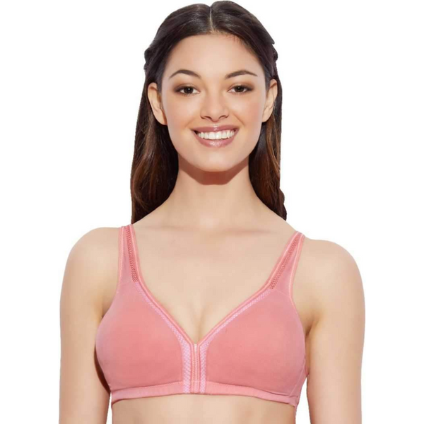 Enamor-F024 Plush Comfort Full Support Bra - Non-Padded Wirefree High Coverage