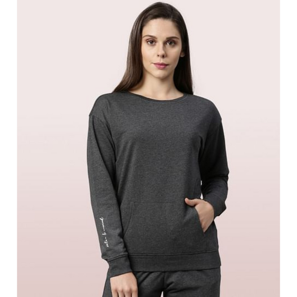 Enamor-E901 COMFY SWEAT | COTTON TERRY LOUNGE SWEAT