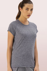 SHORT SLEEVE RAGLAN SCOOP NECK TEE
