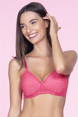 AMANTE-BRA24302 Lace Essentials Padded Non-Wired Bra
