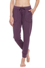 ENAMOR-E066 Forest Berry ESSENTIALS COTTON LOUNGE JOGGER