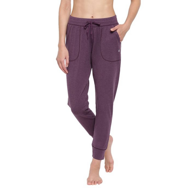 ENAMOR-E066 Forest Berry ESSENTIALS COTTON LOUNGE JOGGER